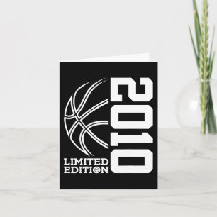 Carte 13e anniversaire Basketball Limited Edition 2010