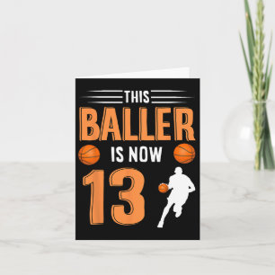 Carte 13e anniversaire Bysketbyll - Ce Byller est mainte