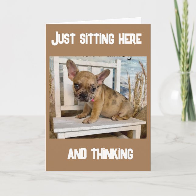 Carte **13e ANNIVERSAIRE** COMMENT EST-CE ARRIVÉ ? ? ? (Devant)