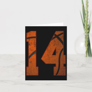 Carte 14e fête d'anniversaire Quatorze ans 14 ans Bysket