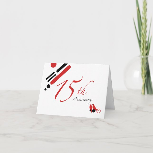 Carte 15e anniversaire (mod birds) (Devant)