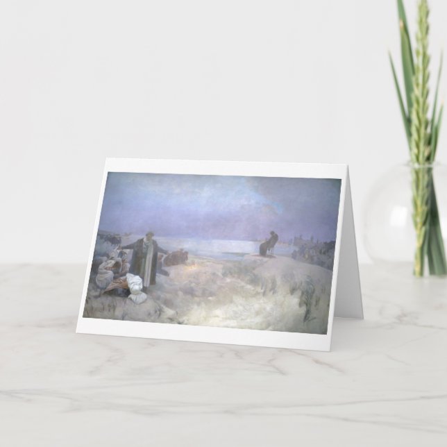 Carte #16 Les Derniers jours de Jan Amos Komensky, Mucha (Devant)