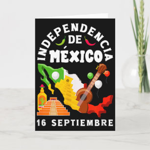Carte 16 Septembre Indépendance Du Mexique Roots Herita