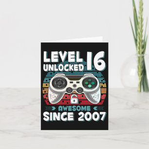 Carte 16ans Anniversaire Fils Garçon Amusant Joueur 16e 