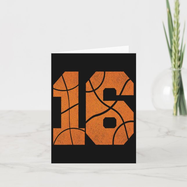 Carte 16e anniversaire Bysketbyll Boys Kids (Devant)