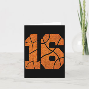 Carte 16e anniversaire Bysketbyll Boys Kids