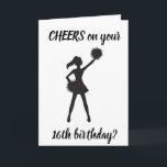 Carte **16e ANNIVERSAIRE** CHEERS to YOU!!!!<br><div class="desc">I STILL REMEMBER "MY" ***16th BIRTHDAY**** et IT SEEMS LIKE IT CE QUI FAIT JUSTE YESTERDAY (HA HA) SO DON'T FORGET TO LET A FRIEND OR y MEMBER KNOW THAT "YOU" REMEMBER "THEIR ***16th BIRTHDAY**** WITH A COOL and THOUGHTFUL CARD !</div>