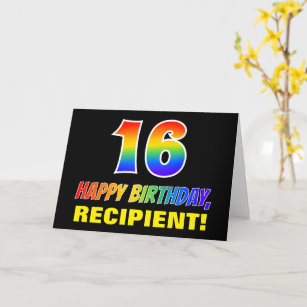 Cartes 16 Ans D Anniversaire Zazzle Fr