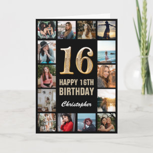 16 Ans Cartes D Anniversaire Zazzle