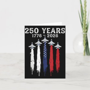 Carte 1776-2026 250e anniversaire USA 250 ans d'annivers