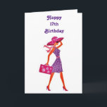 Carte ****17e ANNIVERSAIRE**** À NOTRE "JOLIE JEUNE FEMM<br><div class="desc">VOTRE **JOLIE JEUNE FEMME** SERA SI HEUREUSE DE RECEVOIR CETTE CARTE DE "VOUS" LE JOUR DE SON *****17e**** ANNIVERSAIRE ET L'ADMIRE POUR TOUJOURS, J'EN SUIS SÛR ! N'OUBLIEZ PAS QUE VOUS POUVEZ "CHANGER L'ÂGE" EN QUELQUES SECONDES SI BESOIN :)</div>