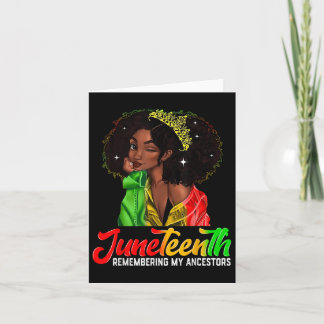 Carte 17ème Jeu Se Souvenir De Mes Ancêtres Filles Noire