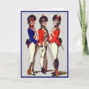 Carte 1803 tirage de soldats volontaires de Londres