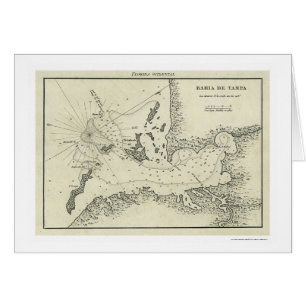 Carte 1809 du Bahia De Tampa la Floride
