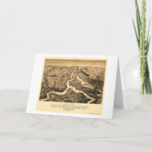 Carte 1861 de l'Ohio et du fleuve Mississippi