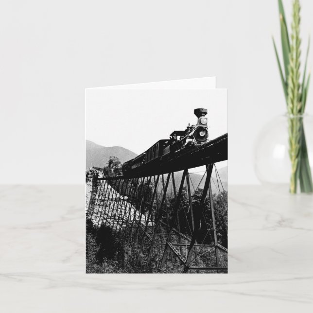 Carte 1880 Train at Crawford Notch, NH (Devant)