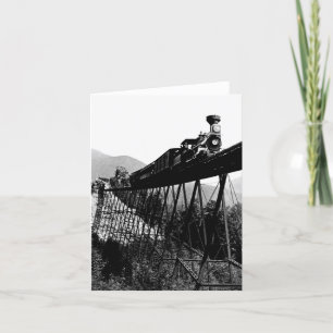 Carte 1880 Train at Crawford Notch, NH