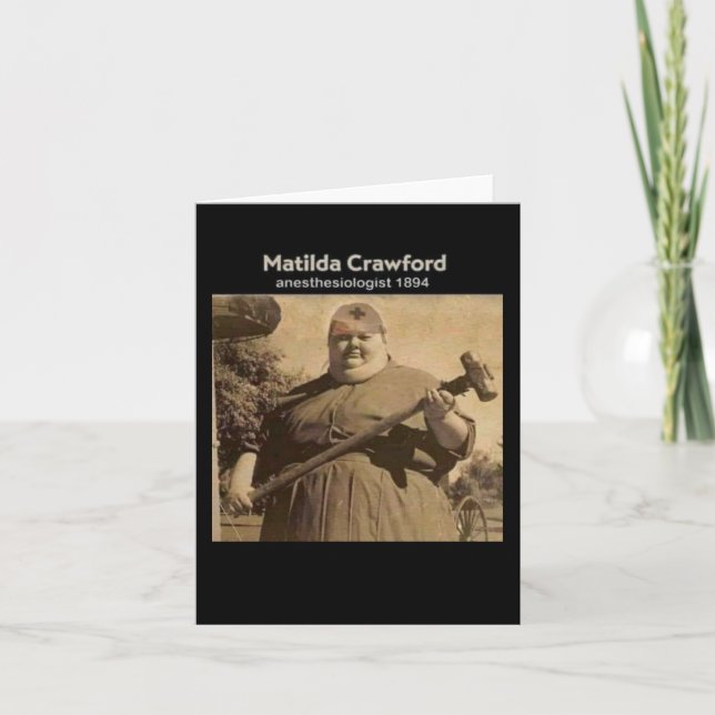 Carte 1894 Anesthésiologie (Devant)