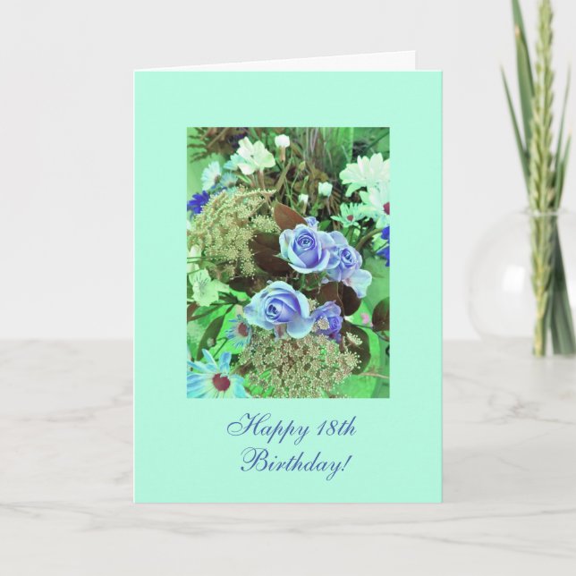Carte 18e anniversaire (âge) (Devant)