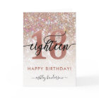 18e anniversaire Chic Parties scintillant Ombre