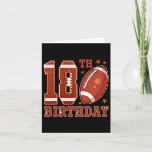 Carte 18e anniversaire Football Thème 18 ans Naissance d