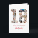 Carte 18e anniversaire Numéro 18 Photo Collage personnal<br><div class="desc">Célébrez le 18ème anniversaire avec cette carte mignonne. C'est une carte d'anniversaire personnalisée de collage photo qui vous permet de créer un design vraiment unique et mémorable. Ce modèle personnalisable vous permet d'insérer vos propres photos chères, en capturant les moments précieux tout au long de l'année. Cette carte personnalisée est...</div>