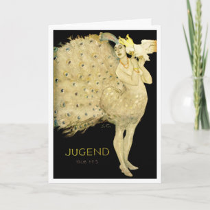 CARTE 1906 ! ! "OISEAUX D'UNE PÈRE" ART NOUVEAU ACCUEILL