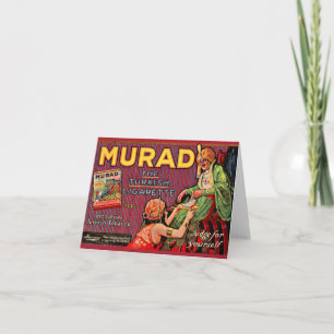 Carte 1919 Bataille de Murad cigarettes et tabac