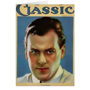 Carte 1923 de magazine de film de cru de Thomas