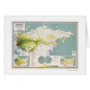 Carte 1926 d'Union Soviétique