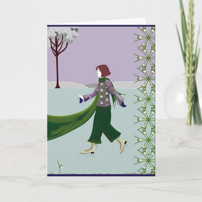 CARTE 1927ICESKATING (Devant)