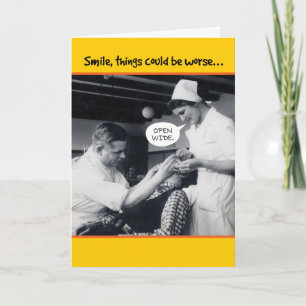 Carte 1940 Les choses de dentiste pourraient être pire 5