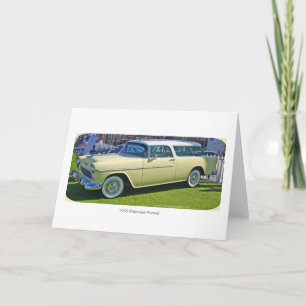Carte 1955 Chevrolet Nomad greeting card