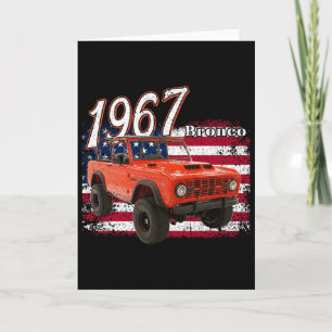 Carte 1967 67 Bronco VUS Voiture 