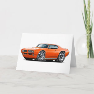 Carte 1968-69 voiture d'orange de GTO