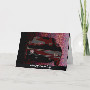 Carte 1969 Camaro, Joyeux Anniversaire