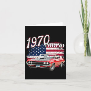 Carte 1970 70 Torino Muscle Clic Voiture 4 juillet Améri