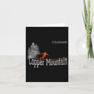 Carte 1980 Style Copper Mountain Colorado Skin Vintage
