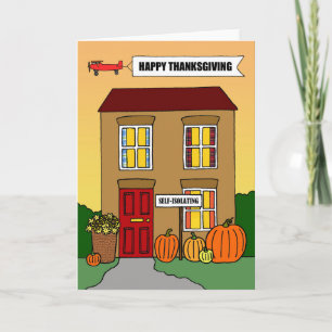 Carte 19 Bons thanksgivings Auto-isolement
