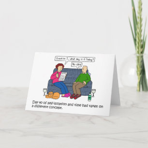 Carte 19 Temps Passé Pendant Le Cartoon De Verrouillage