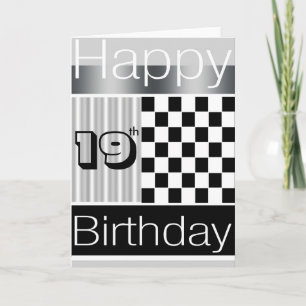 Carte 19ème Anniversaire