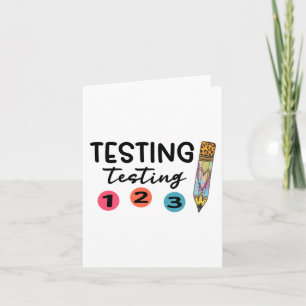 Carte 1 2 3 Jour d'essai Coordinateur de test de chemise