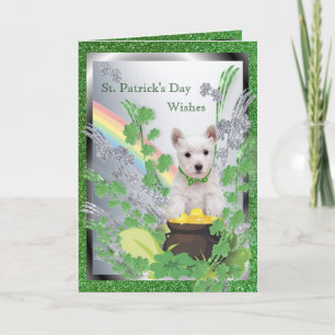 Carte 1. Chiot Westie Numéro Un Message Spirituel