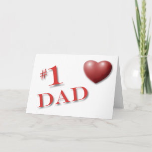 Carte #1 Fête des pères cardiaque DAD