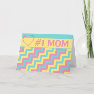 Carte #1 MAMAN de l'Enfant Préféré Humour Fête des Mères