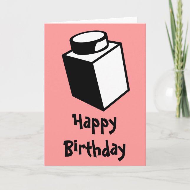 Carte 1 x 1 brique par Personnaliser Mon minigolg (Devant)