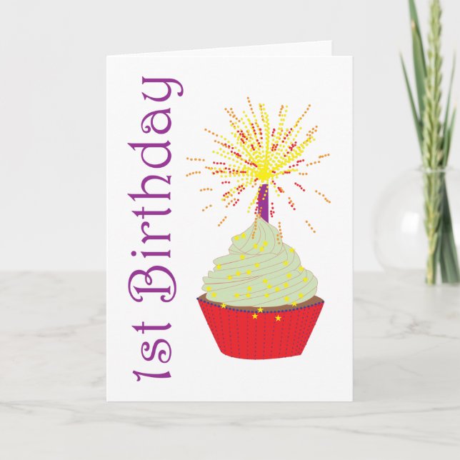 Carte 1er anniversaire (Devant)