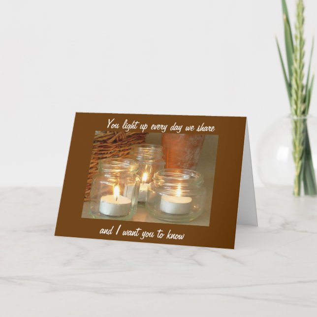 Carte 1er ANNIVERSAIRE AMOUR U PLUS TOUS LES JOURS (Devant)