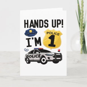 Carte 1er Anniversaire Cadeau Officier de police 1 An Ga