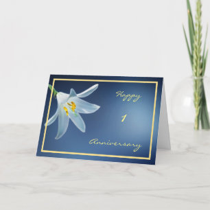 Carte 1er Anniversaire Mariage Souhaite Madonna Lily
